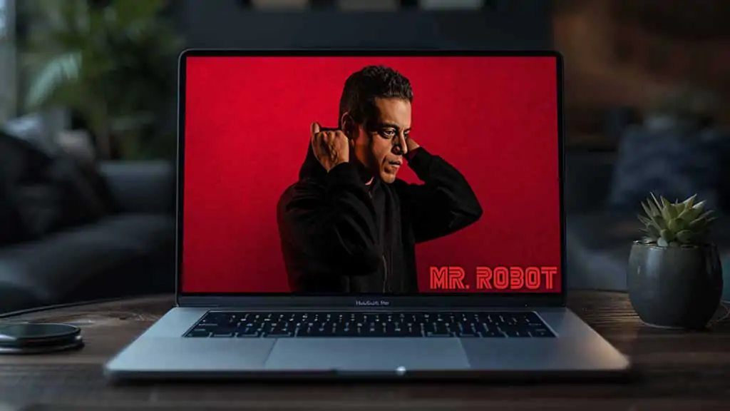 Mr Robot wallpaper 4K Ultra HD free download desktop laptop background red black hoodie character series