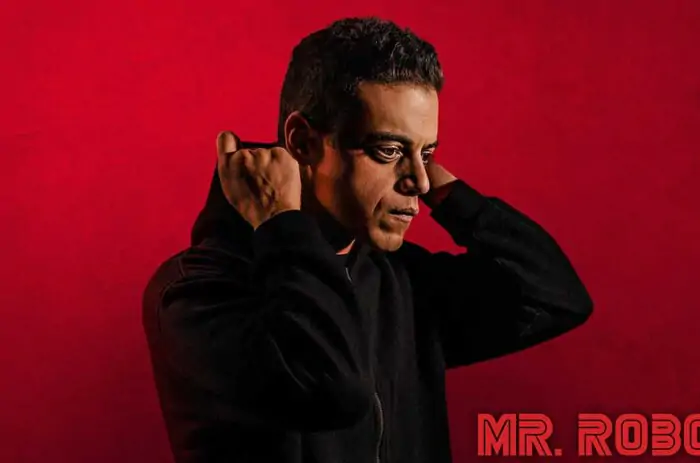 Mr Robot wallpaper 4K Ultra HD free download desktop laptop background red black hoodie character series