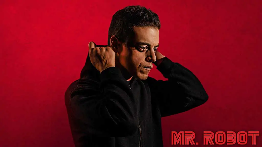 Mr Robot wallpaper 4K Ultra HD free download desktop laptop background red black hoodie character series