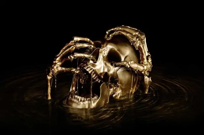 Black Sails gold skull wallpaper 4K Ultra HD free download for desktop and laptop pirate TV show background