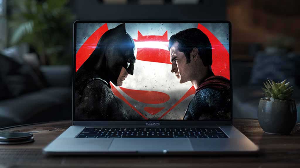 Batman V Superman Dawn of Justice 4K wallpaper showing Dark Knight vs Man of Steel superhero face-off HD background
