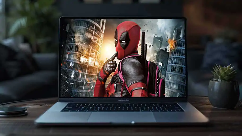 Deadpool movie wallpaper 4K Ultra HD free download superhero action scene desktop background