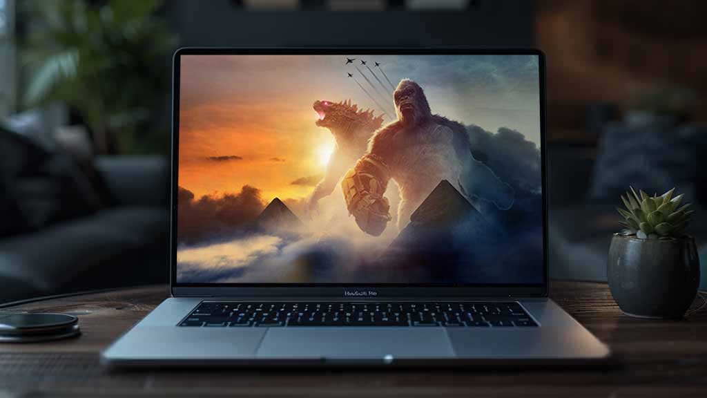 Godzilla x Kong Poster Movie Wallpaper 4k Ultra HD Free Download for desktop and laptop