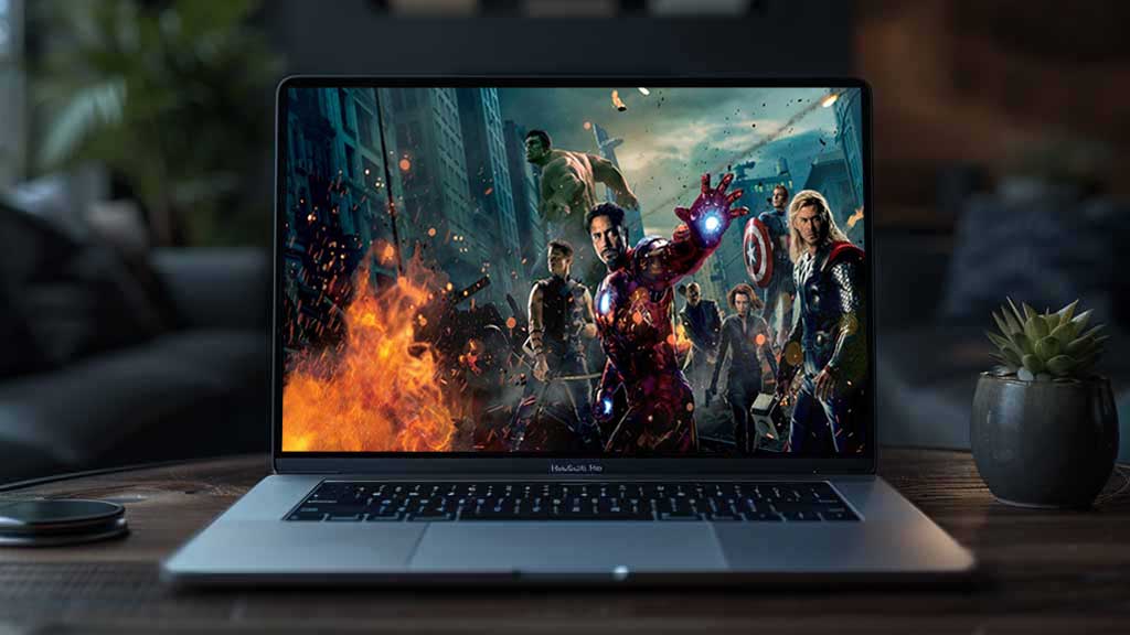 Iron Man Avengers movie wallpaper 4K Ultra HD showing superhero team battle scene for desktop and laptop free download