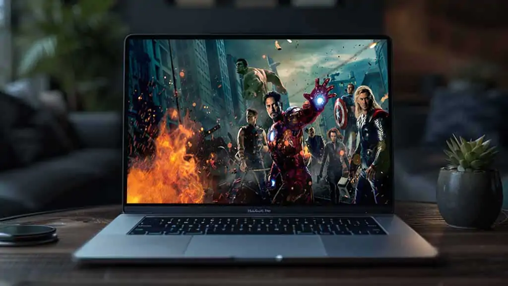 Iron Man Avengers movie wallpaper 4K Ultra HD showing superhero team battle scene for desktop and laptop free download