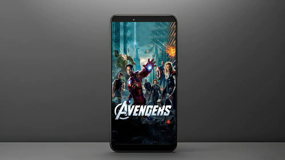 Iron Man Avengers movie wallpaper 4K Ultra HD showing superhero team battle scene for mobile phone and iphone free download