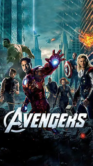 Iron Man Avengers movie wallpaper 4K Ultra HD showing superhero team battle scene for mobile phone and iphone free download