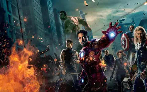 Iron Man Avengers movie wallpaper 4K Ultra HD showing superhero team battle scene for desktop and laptop free download
