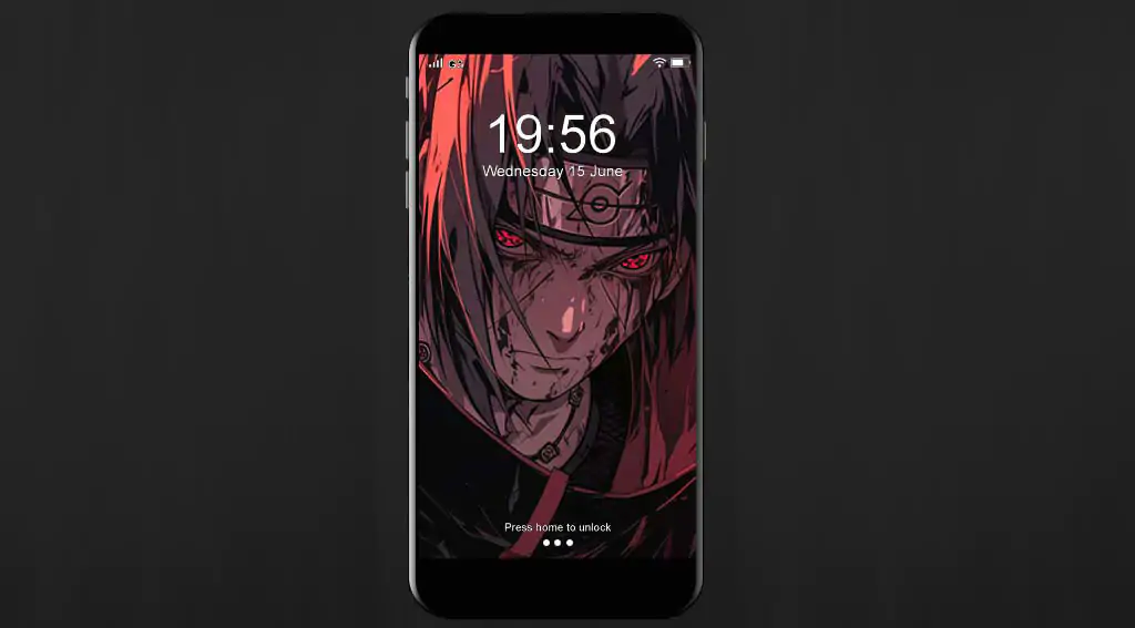 Itachi Uchiha wallpaper 4k showing Akatsuki member with crows HD background free download for mobile