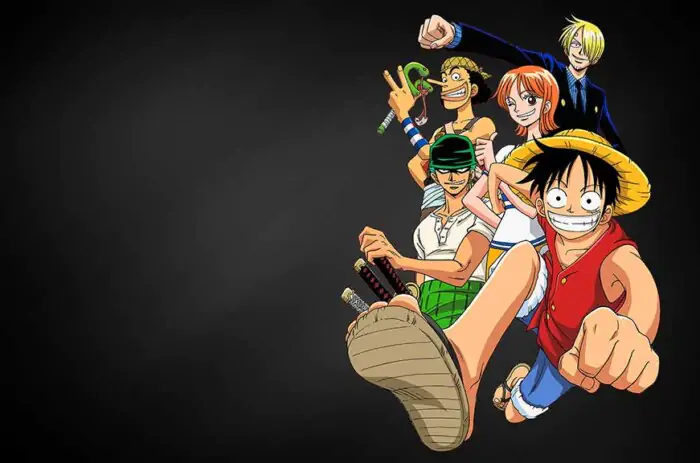 One Piece anime wallpaper 4K Ultra HD free download Luffy Straw Hat Pirates crew desktop mobile background Japanese animation