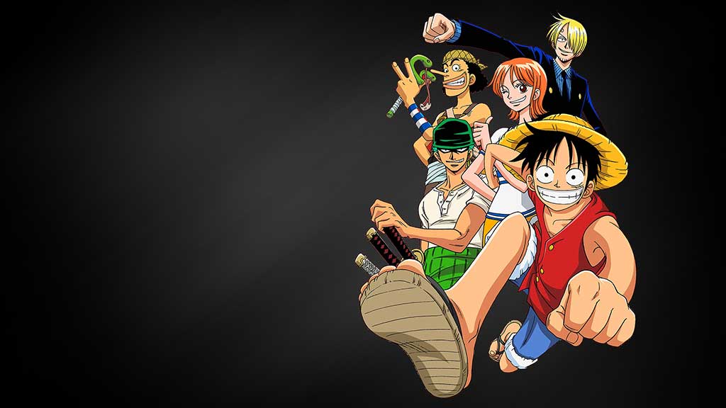 One Piece anime wallpaper 4K Ultra HD free download Luffy Straw Hat Pirates crew desktop mobile background Japanese animation