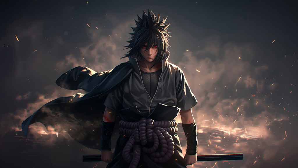 Sasuke Uchiha Fond d\'écran 4K Ultra HD Naruto anime Background pour PC et mobile téléchargement gratuit