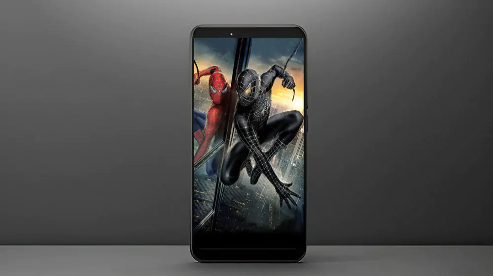 Spider-Man black and red suit wallpaper 4K Ultra HD background for desktop & mobile free download
