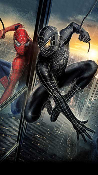 Fond d'écran Spider-Man Noir et Rouge 4k Ultra HD Téléchargement Gratuit