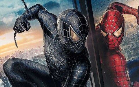 Spider-Man black and red suit wallpaper 4K Ultra HD background for desktop & mobile free download