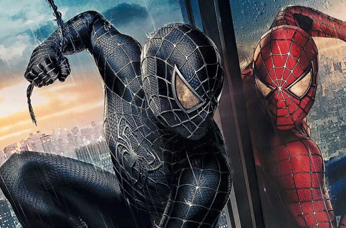 Spider-Man black and red suit wallpaper 4K Ultra HD background for desktop & mobile free download
