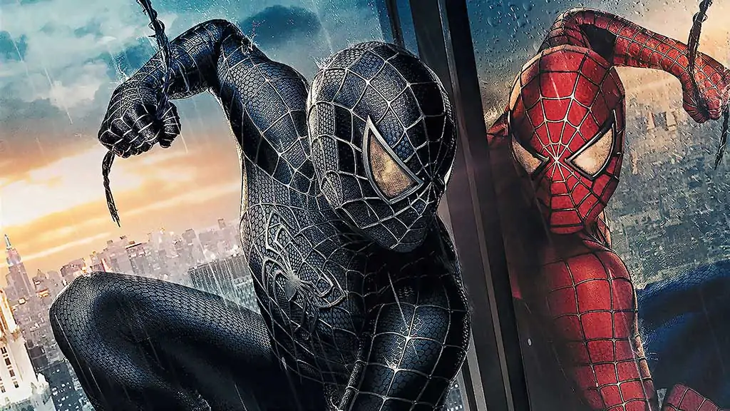Spider-Man black and red suit wallpaper 4K Ultra HD background for desktop & mobile free download