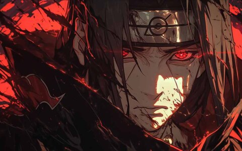 Itachi Mangekyou Sharingan Wallpaper 4K Amazing Uchiha HD Background Free Download for PC desktop and laptop