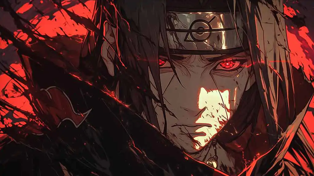 Itachi Mangekyou Sharingan Wallpaper 4K Amazing Uchiha HD Background Free Download for PC desktop and laptop