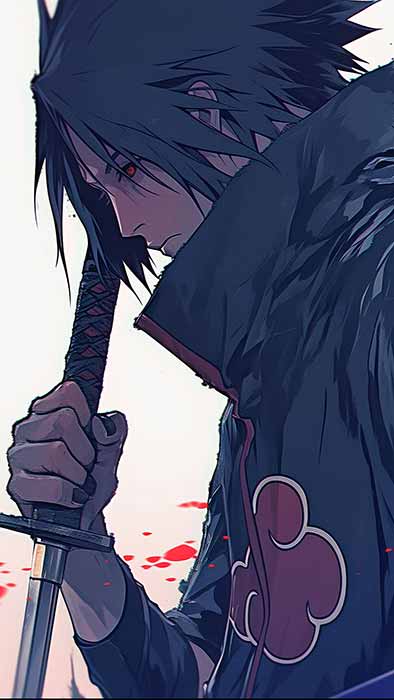 Fond d'écran Itachi Uchiha Akatsuki 4K - Arrière-plan Ultra HD Gratuit pour PC et Mobile