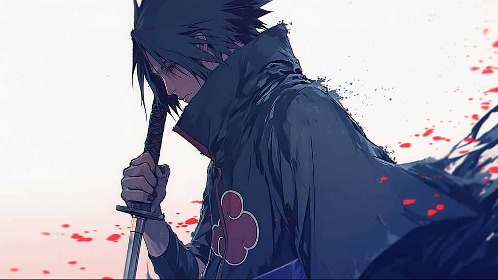 Fond d'écran Itachi Uchiha Akatsuki 4K - Arrière-plan Ultra HD Gratuit pour PC et Mobile