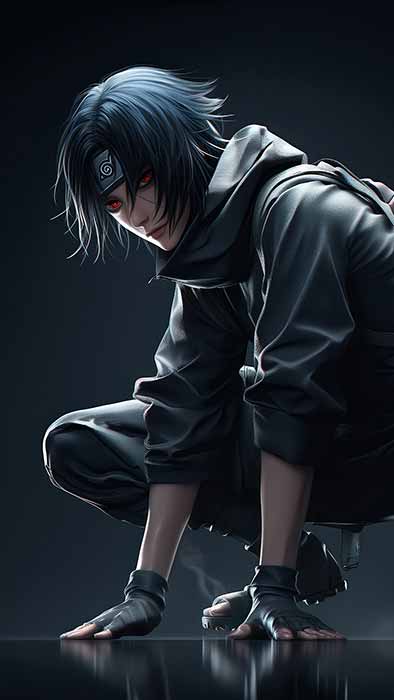 Fond d'écran Itachi Uchiha 4K | Fond sombre HD gratuit à télécharger pour PC et mobile