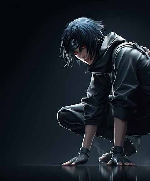 Fond d'écran Itachi Uchiha 4K | Fond sombre HD gratuit à télécharger pour PC et mobile