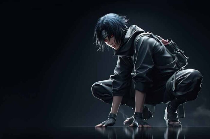 Fond d'écran Itachi Uchiha 4K | Fond sombre HD gratuit à télécharger pour PC et mobile