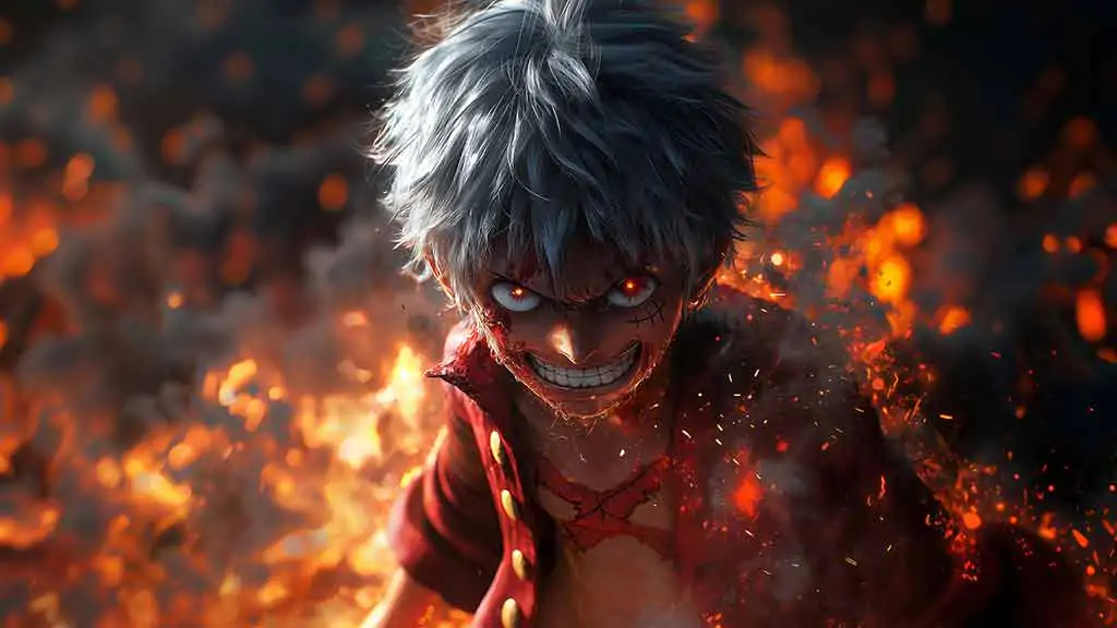 Luffy Gear 5 Wallpaper 4k One Piece Ultra HD Free Download for PC desktop and laptop