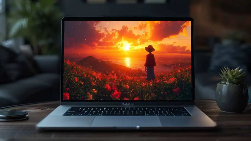 Fond d'écran Luffy au coucher de soleil 4K - Téléchargement gratuit de fond d'écran HD One Piece Anime pour ordinateur de bureau et mobile