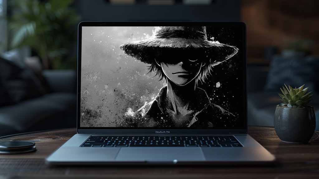 Fond d'écran 4K de Monkey D. Luffy | One Piece HD Fond Sombre Gratuit PC & Mobile