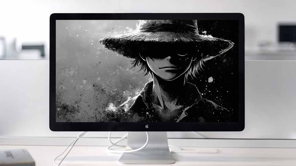 Fond d'écran 4K de Monkey D. Luffy | One Piece HD Fond Sombre Gratuit PC & Mobile