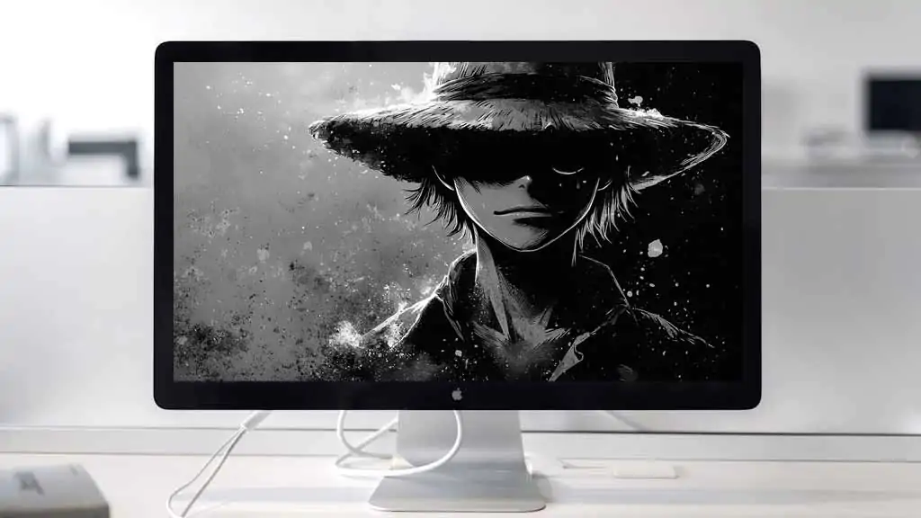 Monkey D. Luffy 4K Wallpaper One Piece anime Ultra HD Dark Background free download for PC & Mobile phone and iphone