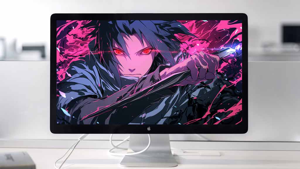 Sasuke Uchiha Wallpaper 4K Ultra HD Naruto Anime Artwork for Desktop Free Download