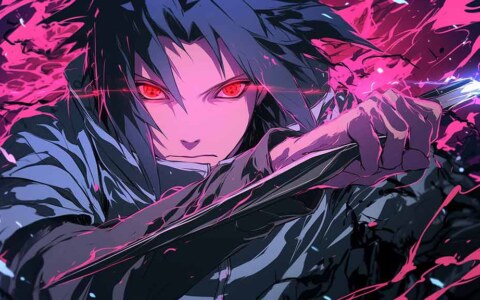 Sasuke Uchiha Wallpaper 4K Ultra HD Naruto Anime Artwork for Desktop Free Download
