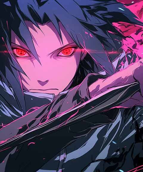 Fond d'écran Sasuke Uchiha 4K Ultra HD - Art pour Ordinateur & Mobile