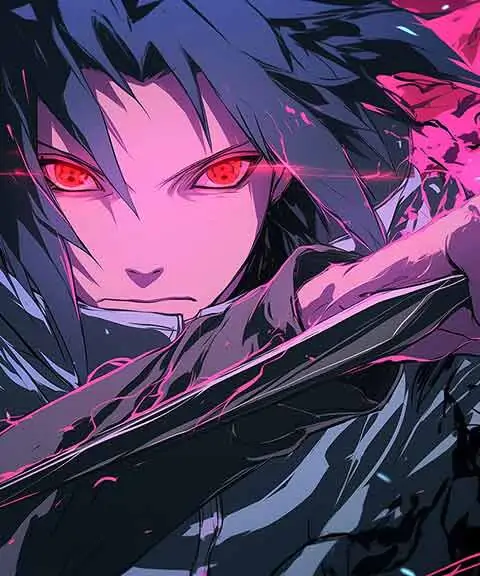 Sasuke Uchiha Wallpaper 4K Ultra HD Naruto Anime Artwork for Desktop Free Download