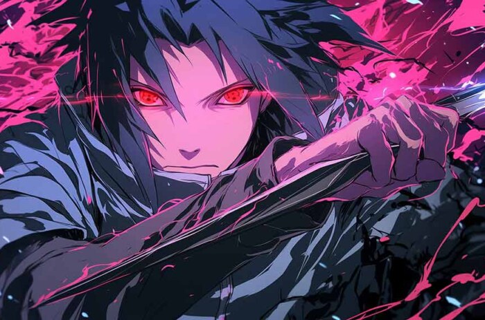 Fond d'écran Sasuke Uchiha 4K Ultra HD - Art pour Ordinateur & Mobile