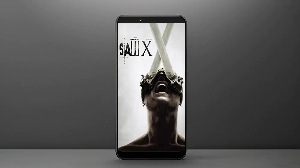 Saw X Movie Poster Wallpaper 4K Ultra HD Free Download for mobile phone and iphone