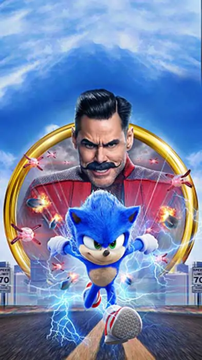 Sonic the Hedgehog movie poster Wallpaper 4k Ultra HD Free Download for mobile phone and iphone