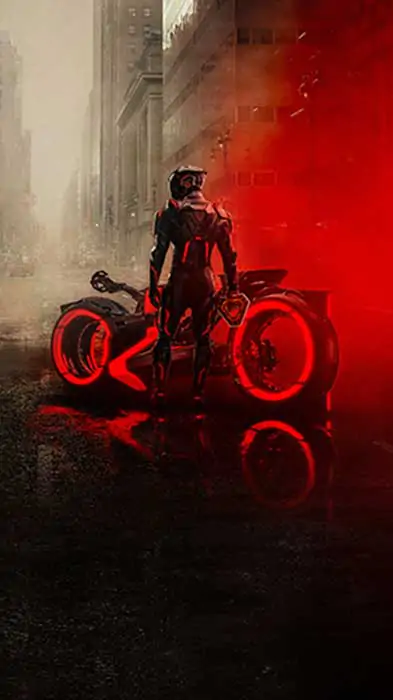 Tron Ares movie Poster wallpaper 4k Ultra HD Free Download for mobile phone and iphone