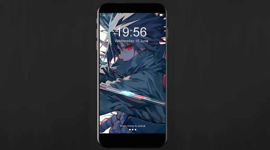 Uchiha Sasuke sword wallpaper 4K Ultra HD Naruto anime katana blade background free download desktop mobile