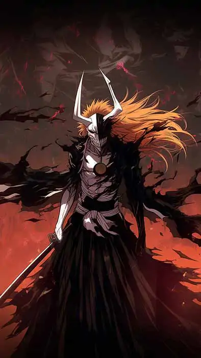 Vasto Lorde Kurosaki Ichigo Hollow 4K Wallpaper - Ultra HD Bleach Anime Free for PC & Mobile