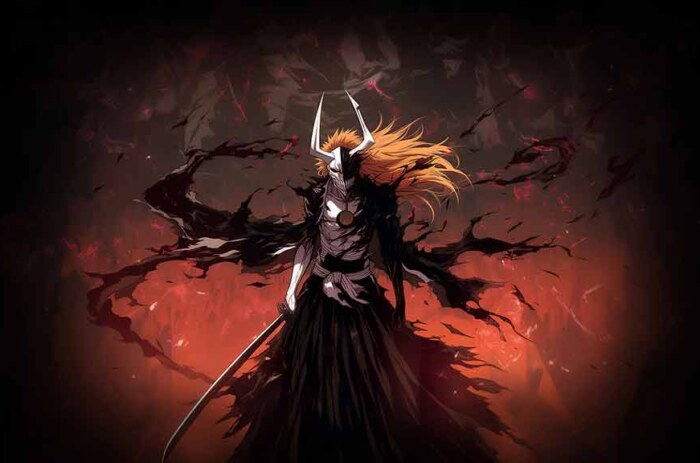 Vasto Lorde Kurosaki Ichigo Hollow 4K Wallpaper - Ultra HD Bleach Anime Free for PC & Mobile