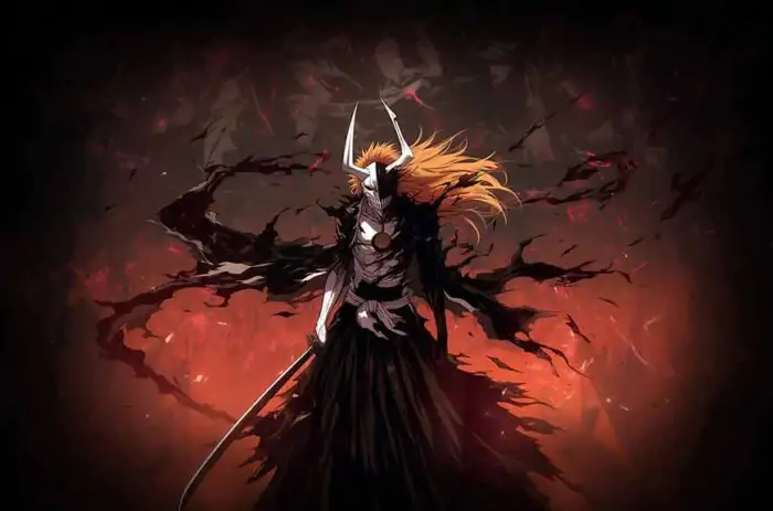 Vasto Lorde Kurosaki Ichigo Hollow 4K Wallpaper - Ultra HD Bleach Anime Free for PC & Mobile
