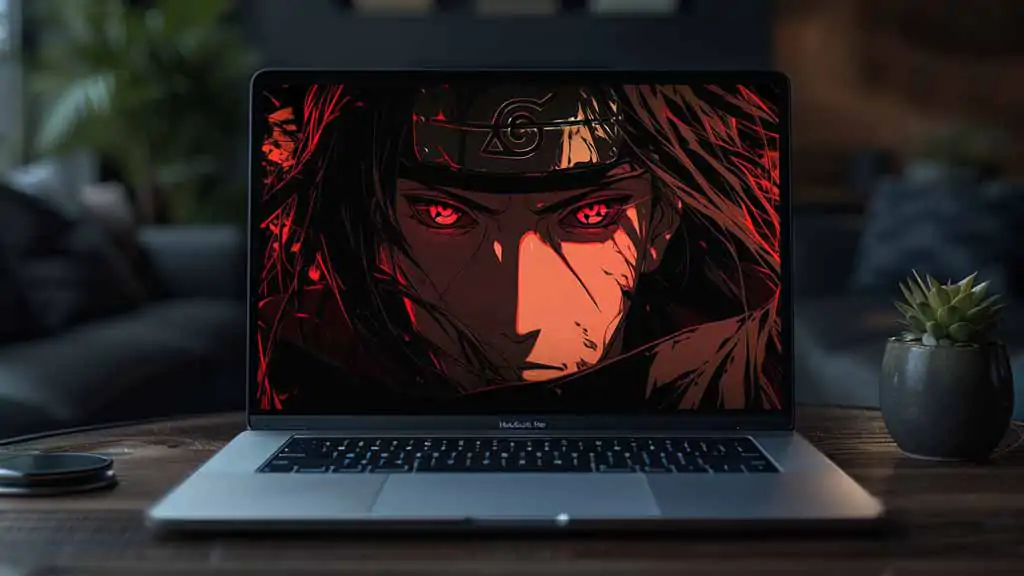 Fond d'écran Itachi Mangekyou Sharingan 4K | Arrière-plan Ultra HD de l'anime Naruto