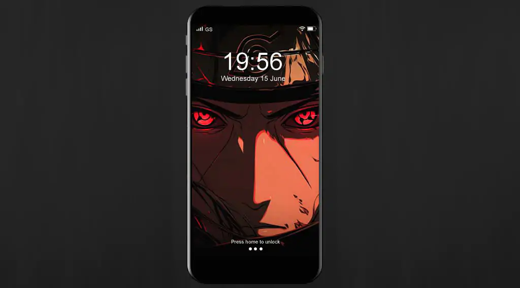 Fond d'écran Itachi Mangekyou Sharingan 4K | Arrière-plan Ultra HD de l'anime Naruto