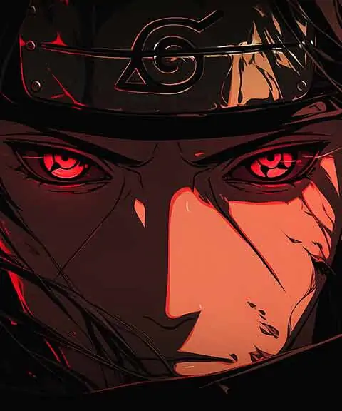 Itachi Mangekyou Sharingan Wallpaper 4K Naruto Anime Ultra HD Background for desktop and mobile free download