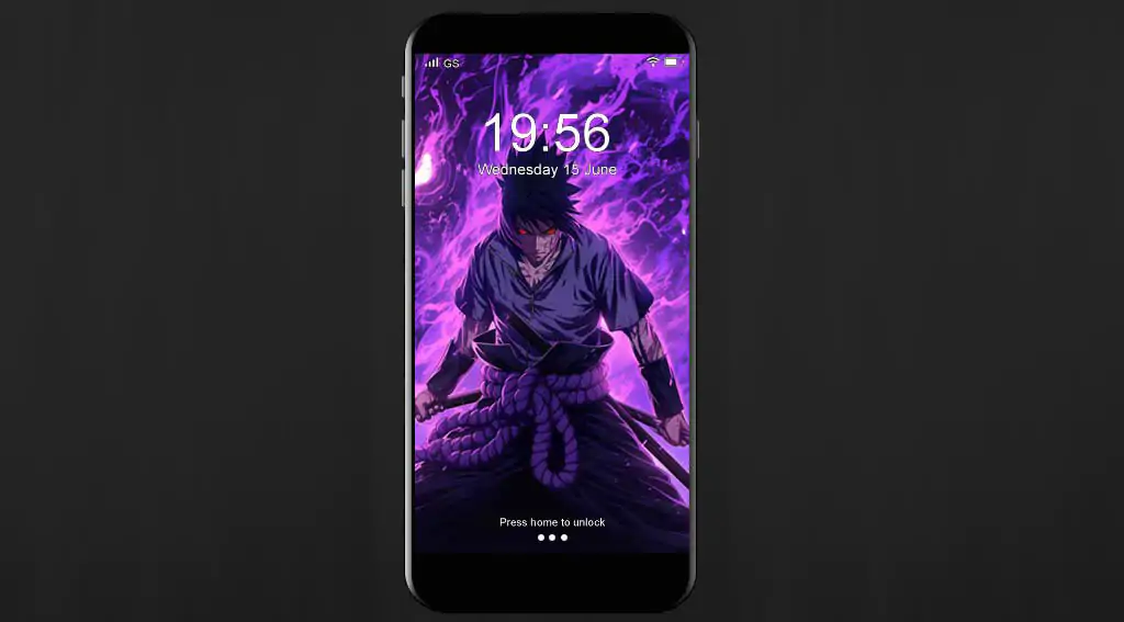 Fond d'écran Uchiha Sasuke avec son Susanoo 4K – Arrière-plan HD gratuit de l'anime Naruto