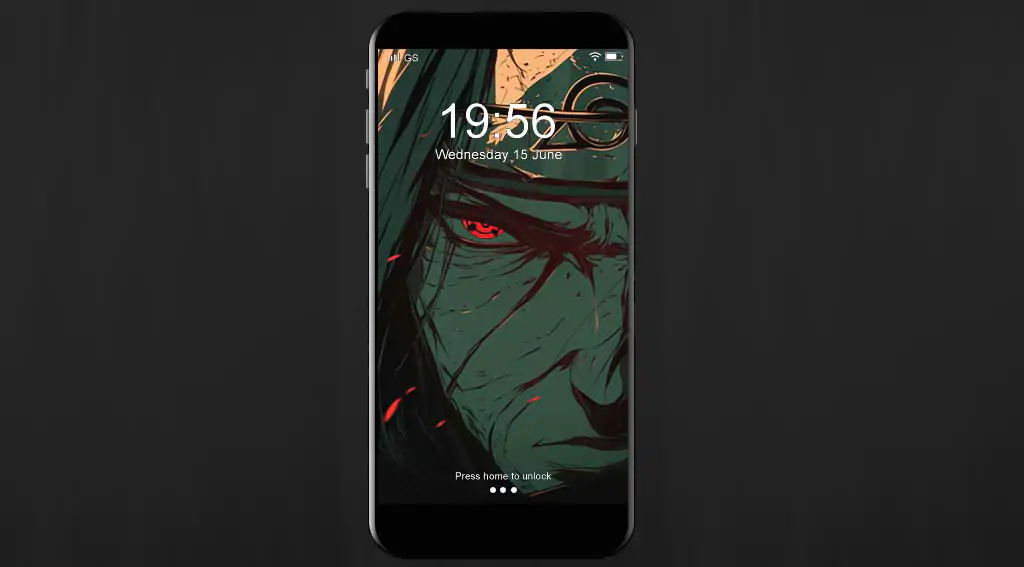 Fond d'écran Itachi Rouge sombre 4K | Arrière-plan HD Naruto Anime Gratuit pour mobile